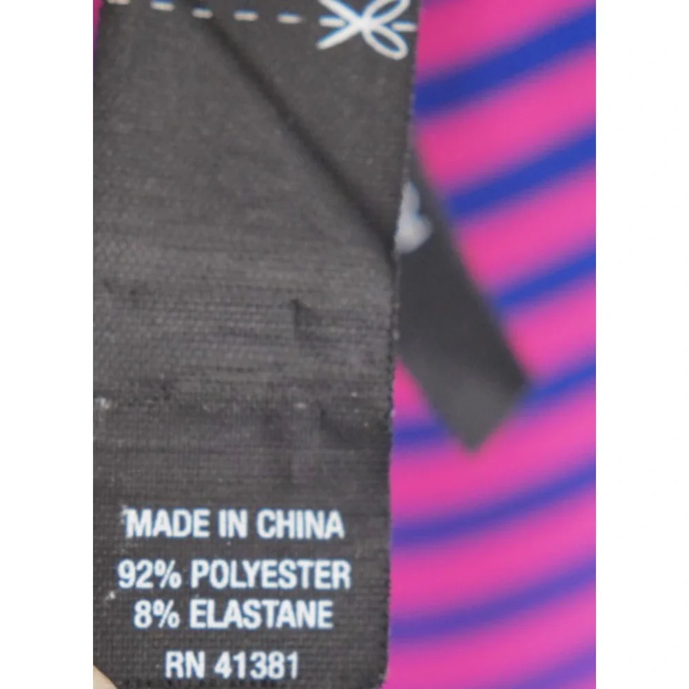 RLX Ralph Lauren Men's XL Pink Blue Striped Performance Golf Polo Shirt Windmill